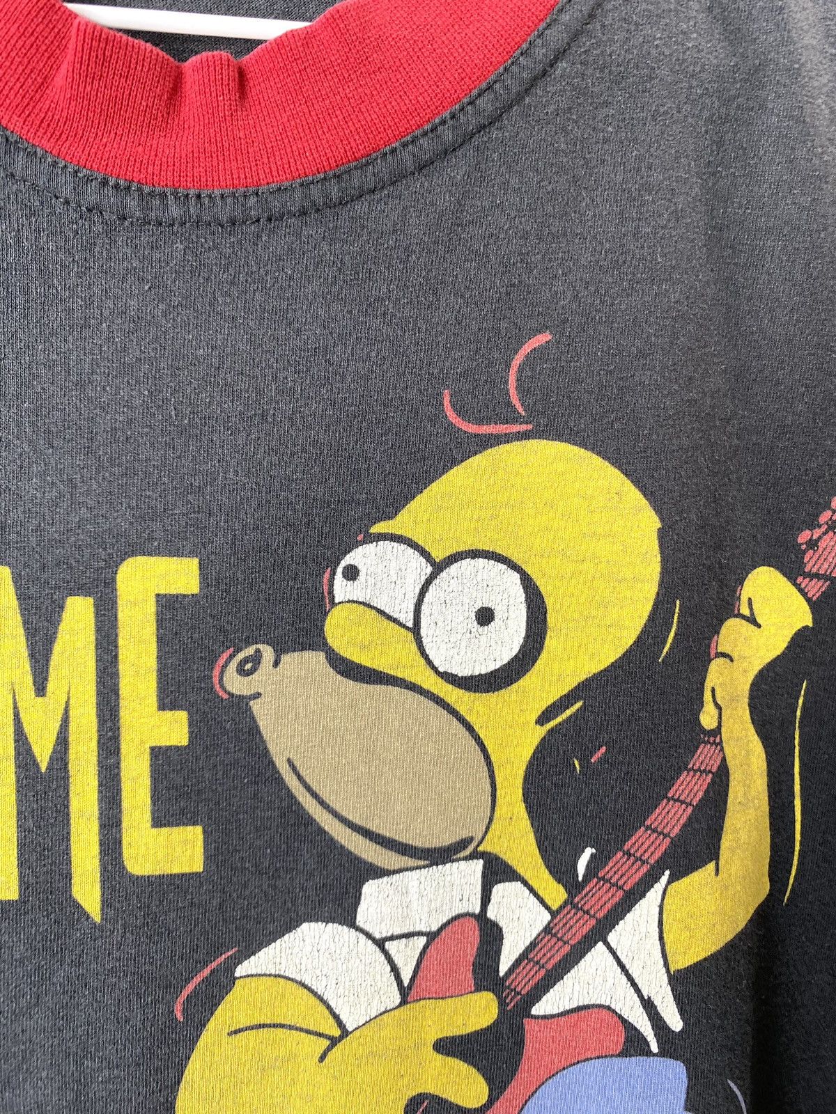 The Simpsons 90’s Vintage Kiss Me I’m A Rockstar Simpsons T Shirt Size US L / EU 52-54 / 3 - 4 Thumbnail