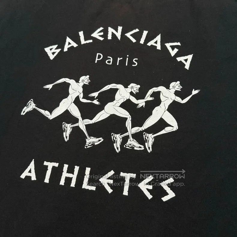Balenciaga Balenciaga Marathon Short Sleeve Size US M / EU 48-50 / 2 - 3 Thumbnail