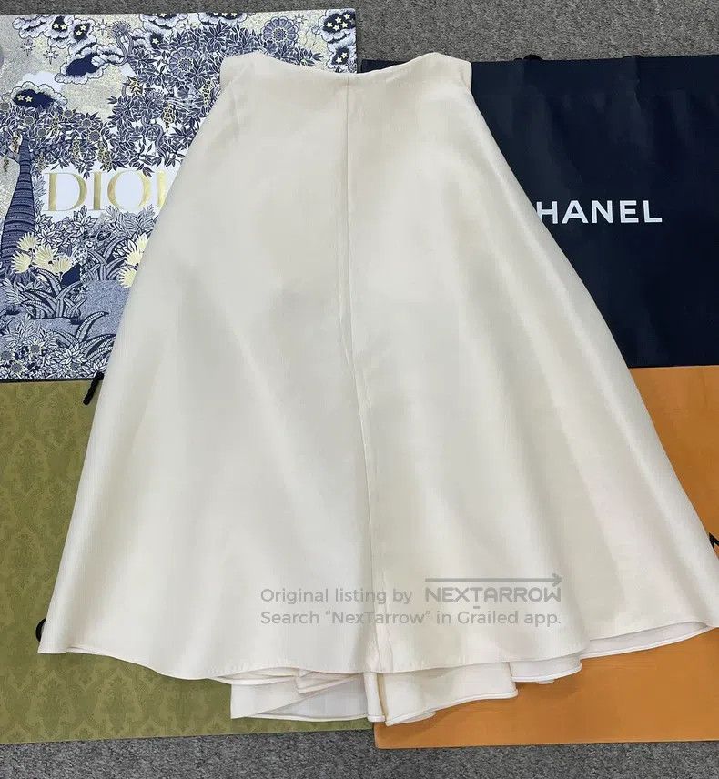 Dior Dior White sleeveless bow belt dress Size XS / US 0-2 / IT 36-38 - 3 Thumbnail
