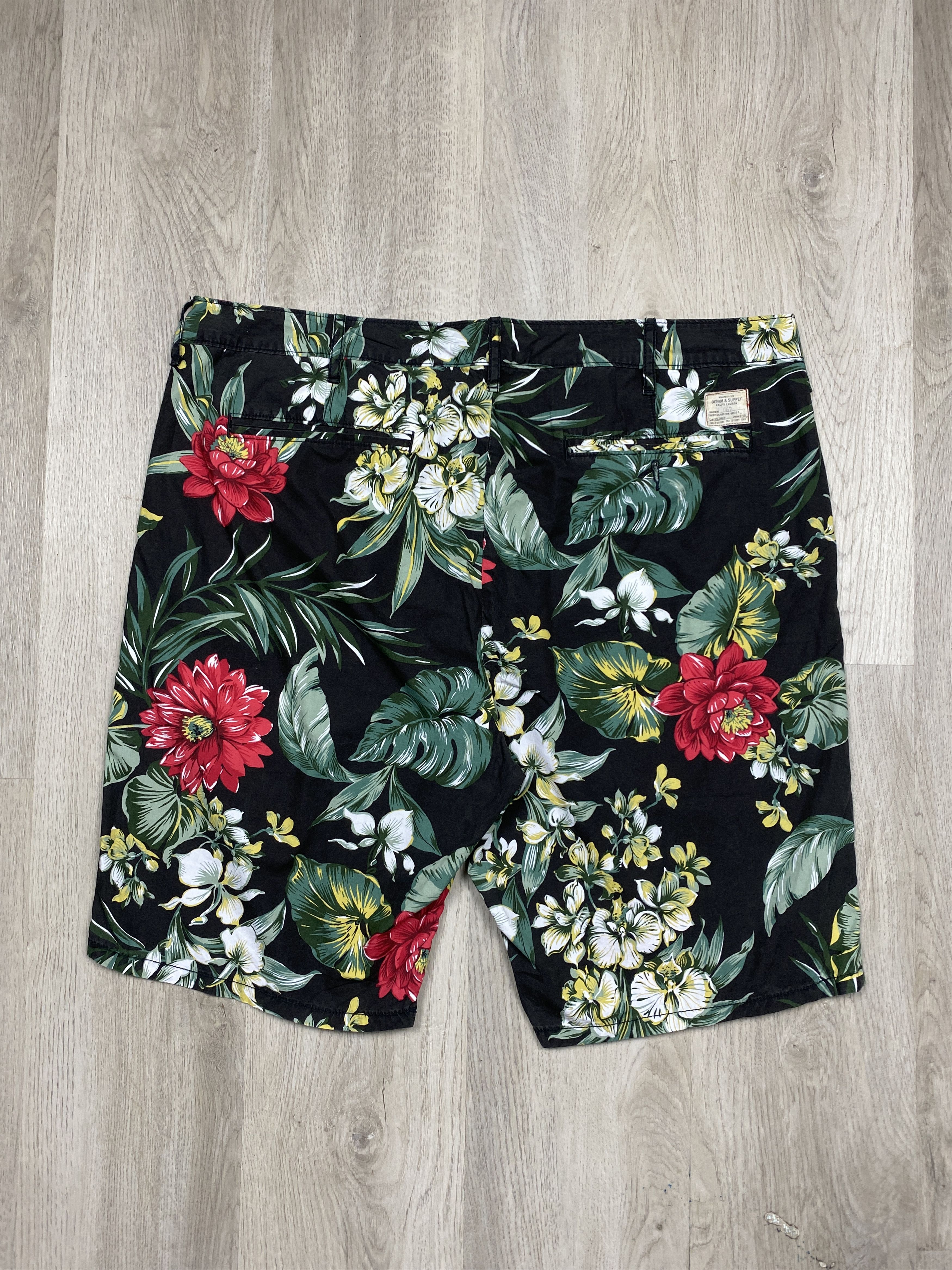 Denim & Supply Ralph Lauren Denim And Supply Polo Ralph Lauren Mens Floral Print Shorts Size US 38 / EU 54 - 6 Thumbnail