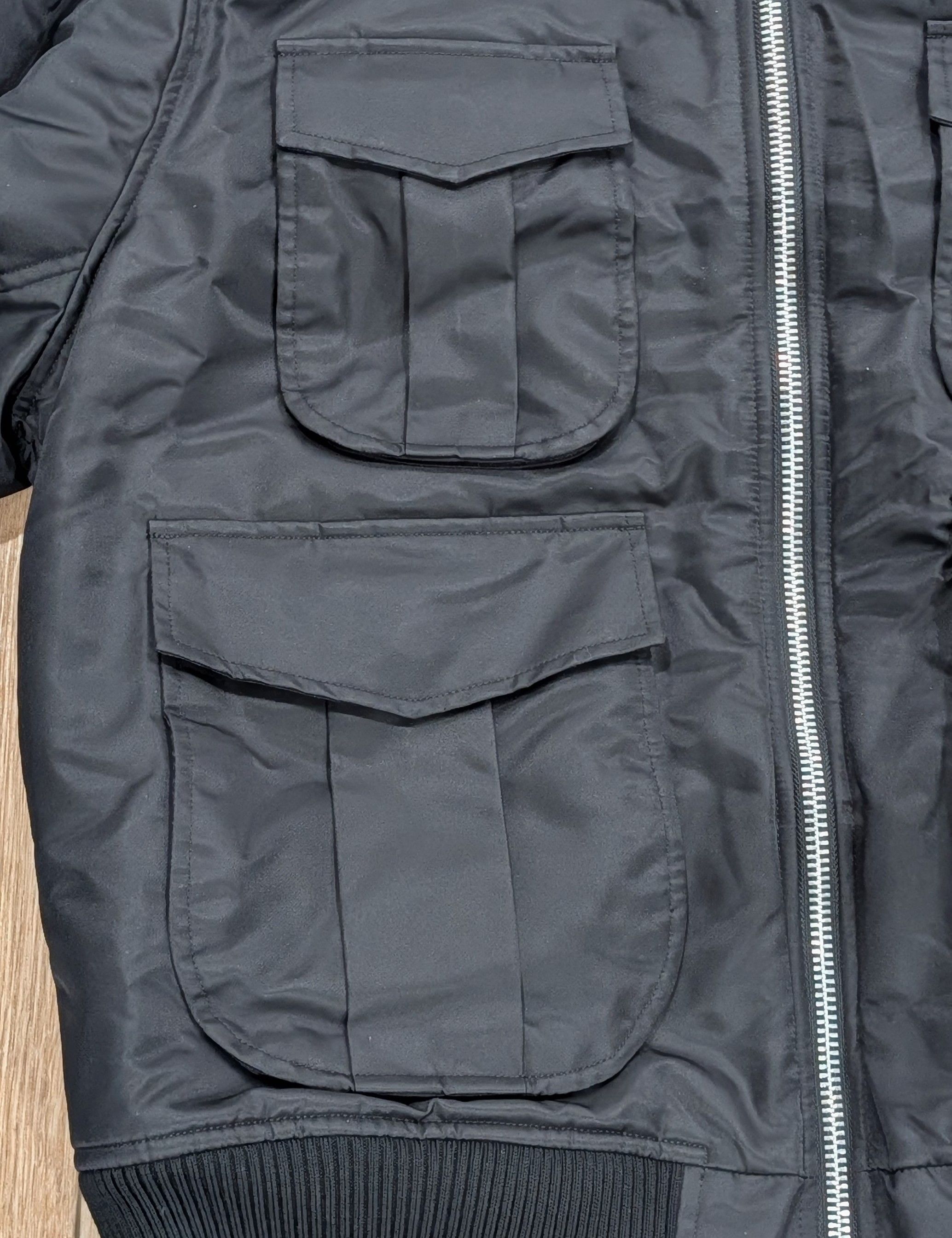Simone Rocha SIMONE ROCHA Oversized Pocket Satin Bomber Jacket Black L Size US L / EU 52-54 / 3 - 2 Thumbnail