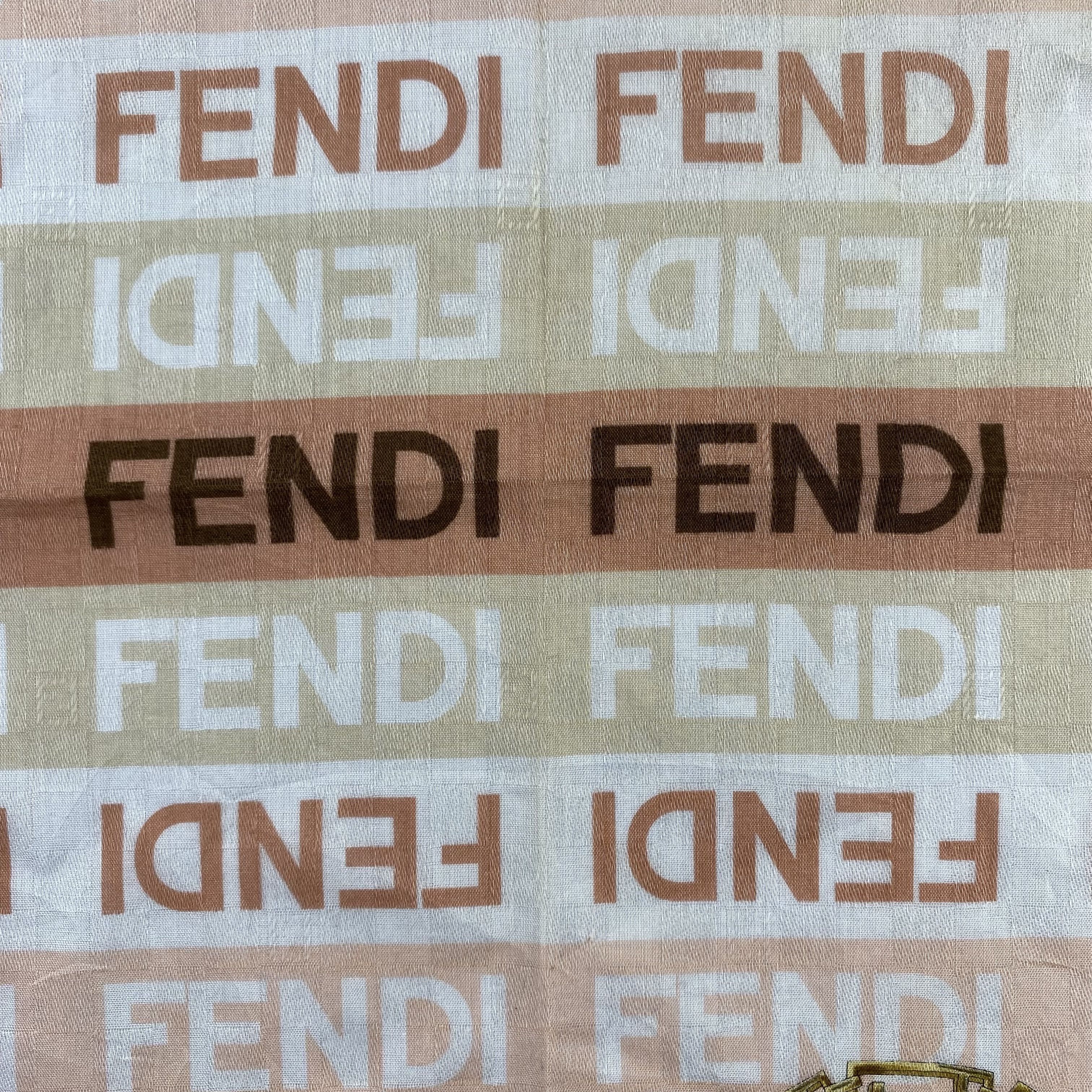 Vintage Fendi Handkerchief / Neckerchief / Bandana-P876 Size ONE SIZE - 4 Thumbnail