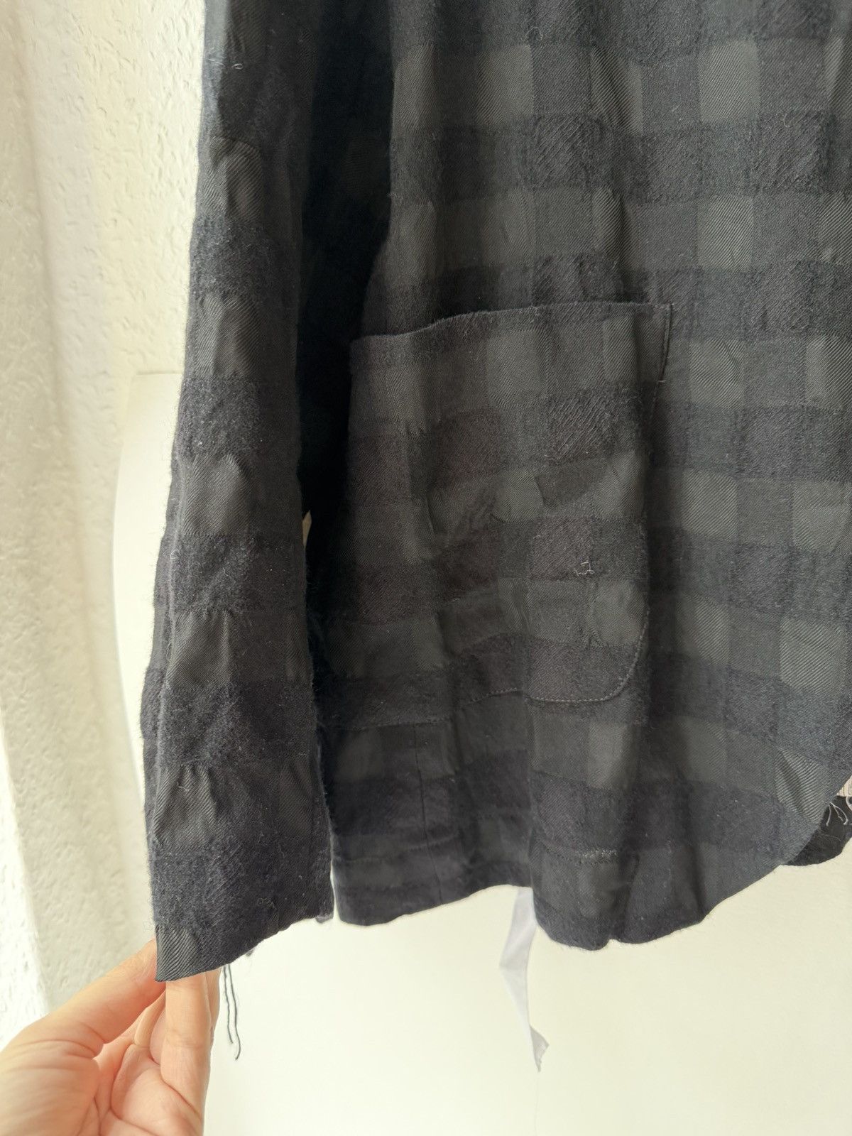 Archivio J.M. Ribot Archivio J. M. Ribot Black Checked Blazer Size US XL / EU 56 / 4 - 5 Thumbnail