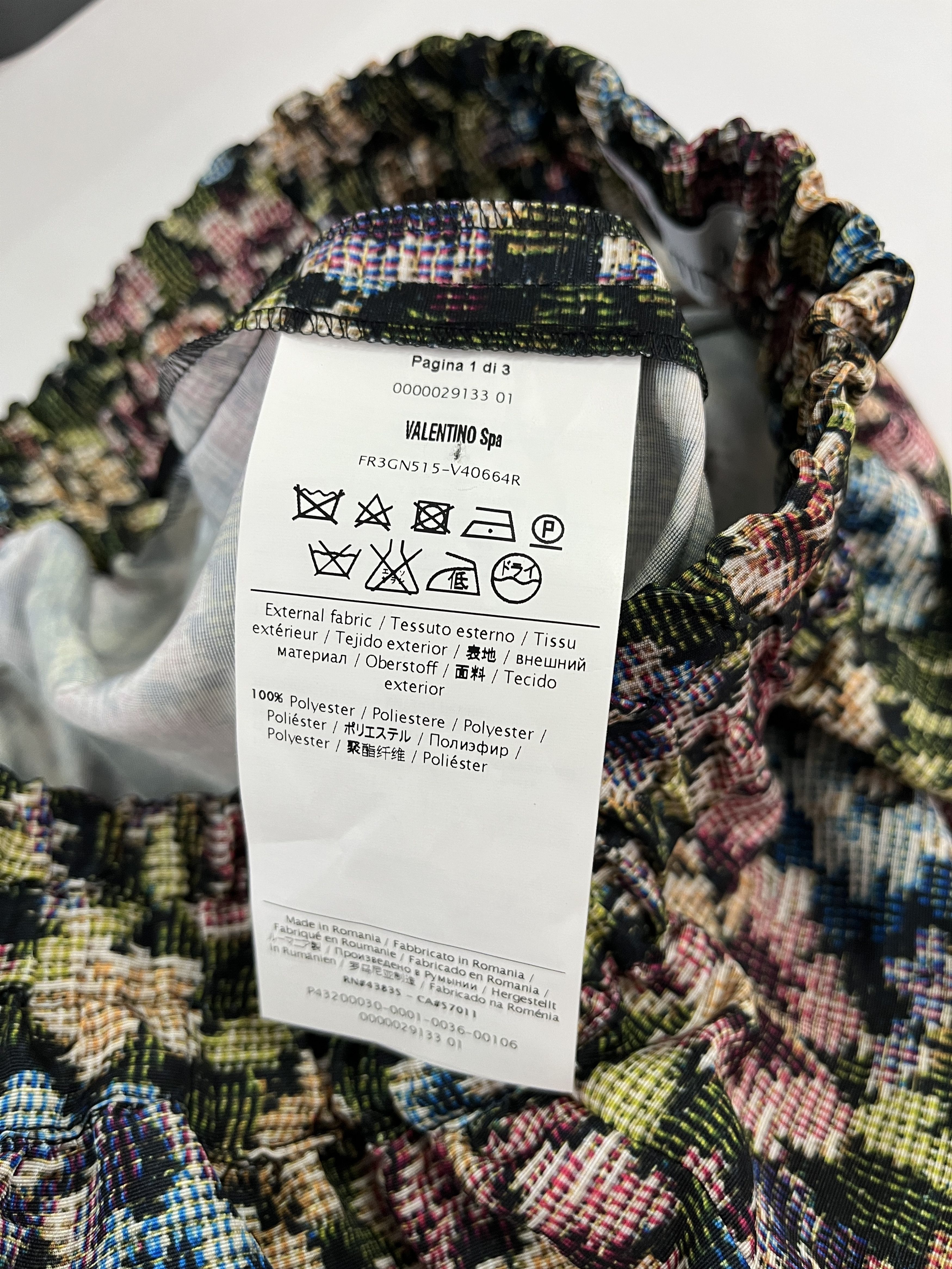 RED Valentino Red Valentino Multi Color Overall Floral Printed Skirt Size 26" / US 2 / IT 38 - 5 Thumbnail