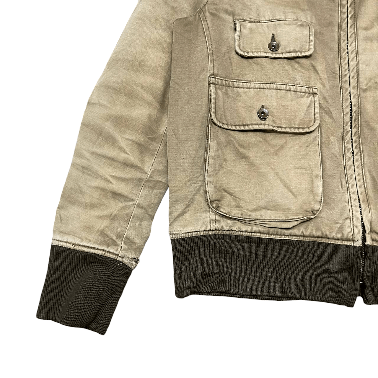 Japanese Brand Vintage Red Button Tactical Multi Pocket Hooded Jacket Size US M / EU 48-50 / 2 - 3 Thumbnail