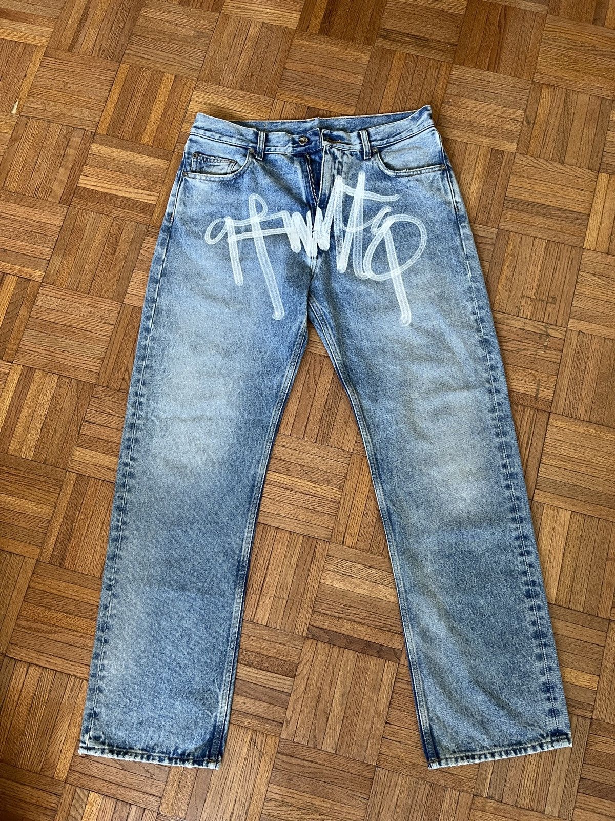 Off-White Off-White Graffiti Skate Jeans | Grailed