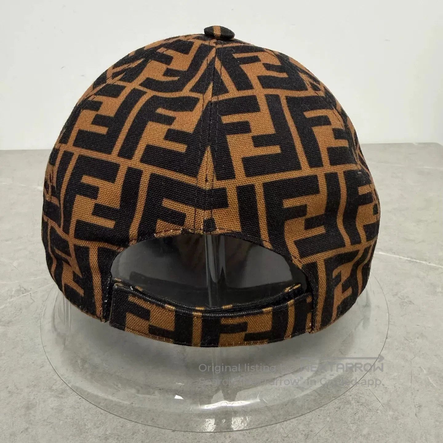 Fendi Fendi Classic Monogram Print Baseball Cap. Size ONE SIZE - 2 Thumbnail