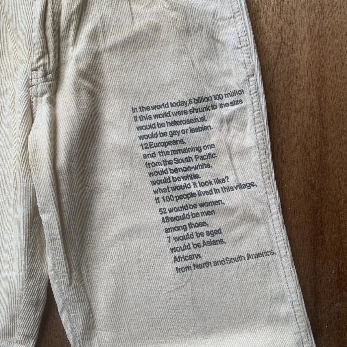 Edition Japan 5-POCKET JAPANESE VINTAGE TROUSERS CORDUROY RIPPED PANTS Size US 30 / EU 46 - 3 Thumbnail