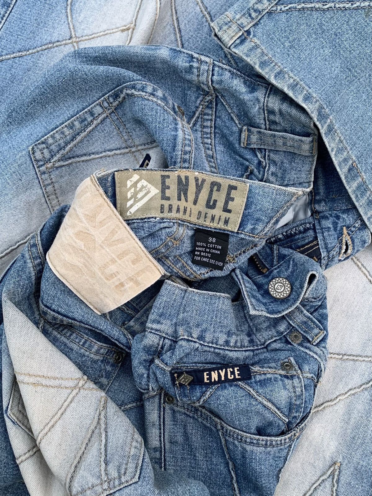 Japanese Brand × Vintage RARE* Vintage Enyce Grand Denim Jeans Size US 33 - 5 Thumbnail