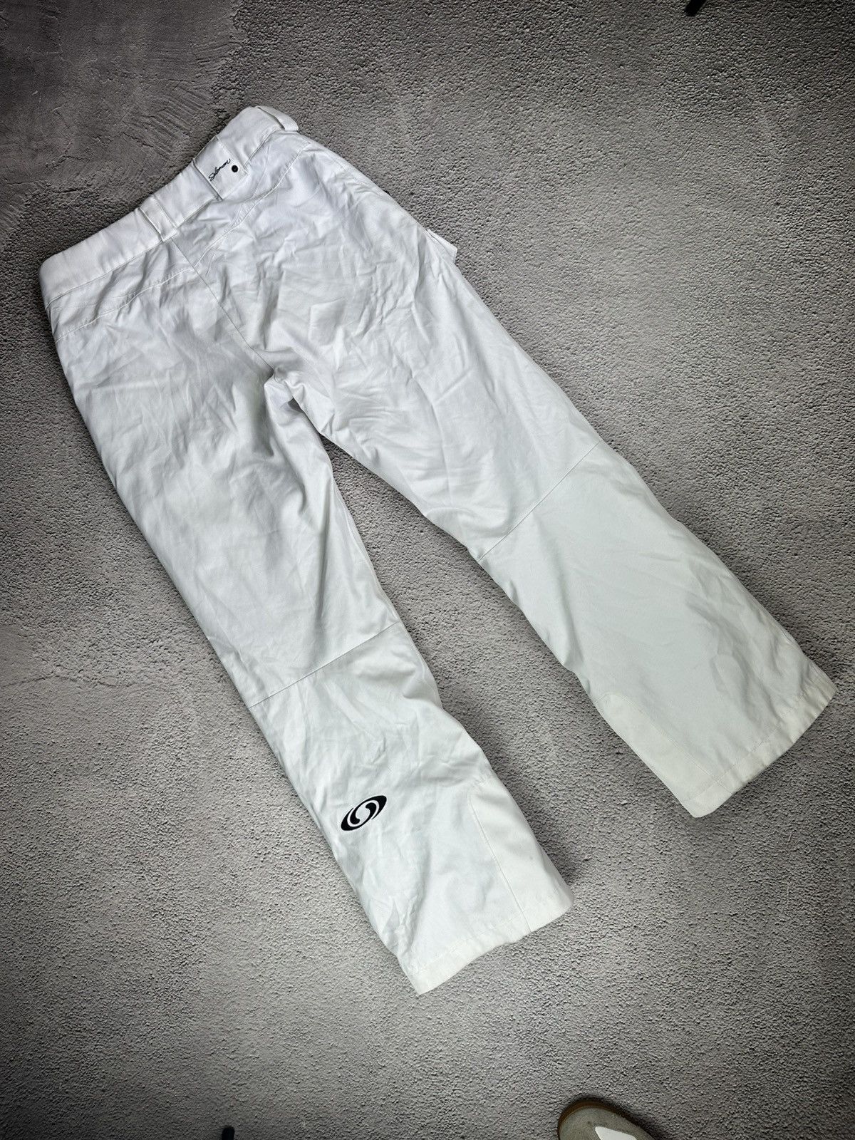 Salomon × Vintage Woman’s Salomon Clima Pro White Ski Shell Snow Pants Size 34" / US 12 / IT 48 - 2 Thumbnail