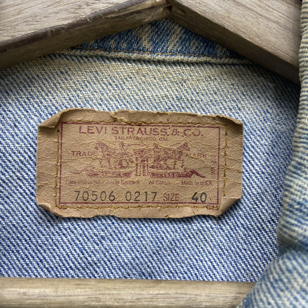 Levi's Vintage Clothing Vintage Levi’s Made in USA #523 Denim Trucker Jacket Size US S / EU 44-46 / 1 - 21 Thumbnail
