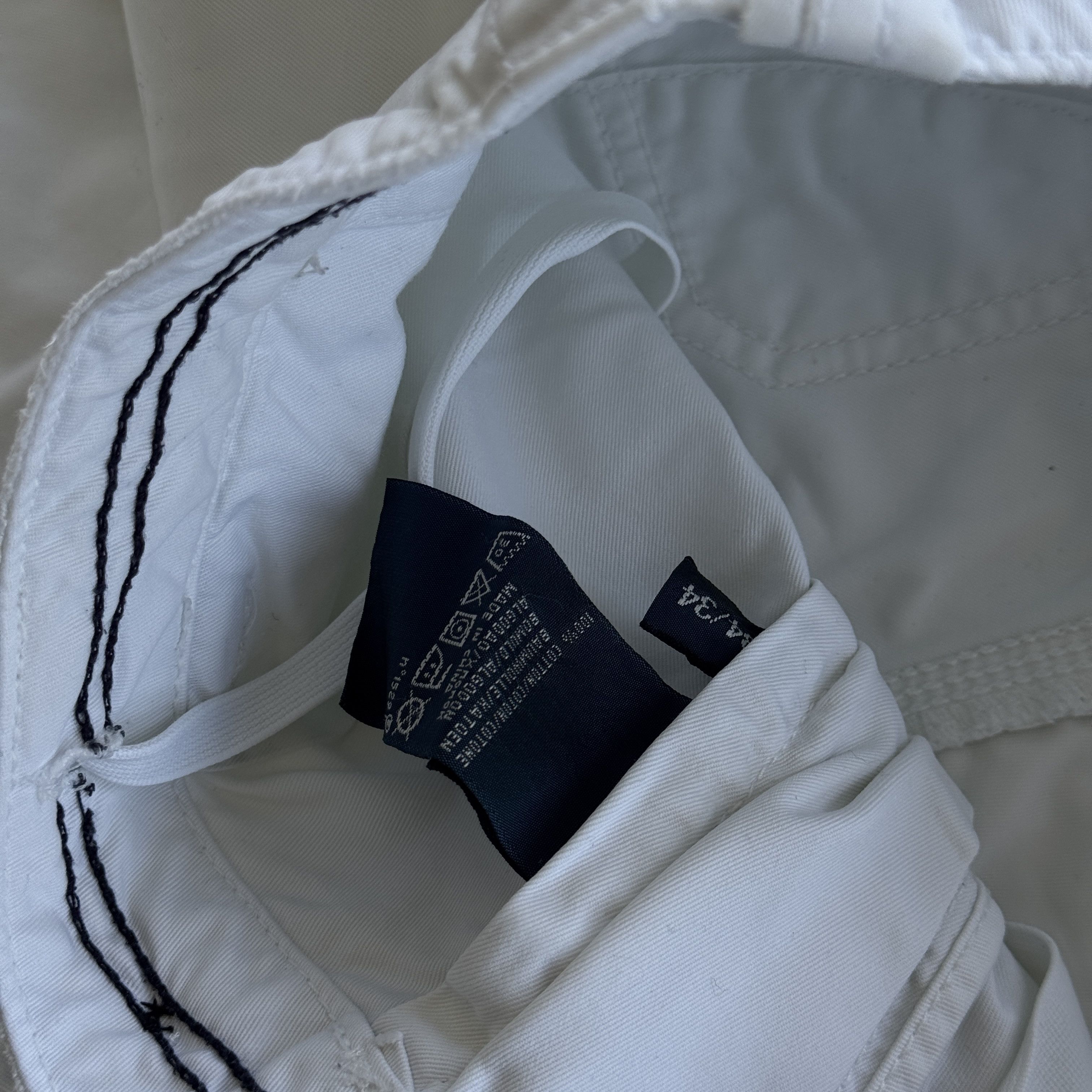 Polo Ralph Lauren Polo Ralph Lauren White Big Pony Crest Cargo Pants 34x34 Size US 34 / EU 50 - 8 Thumbnail