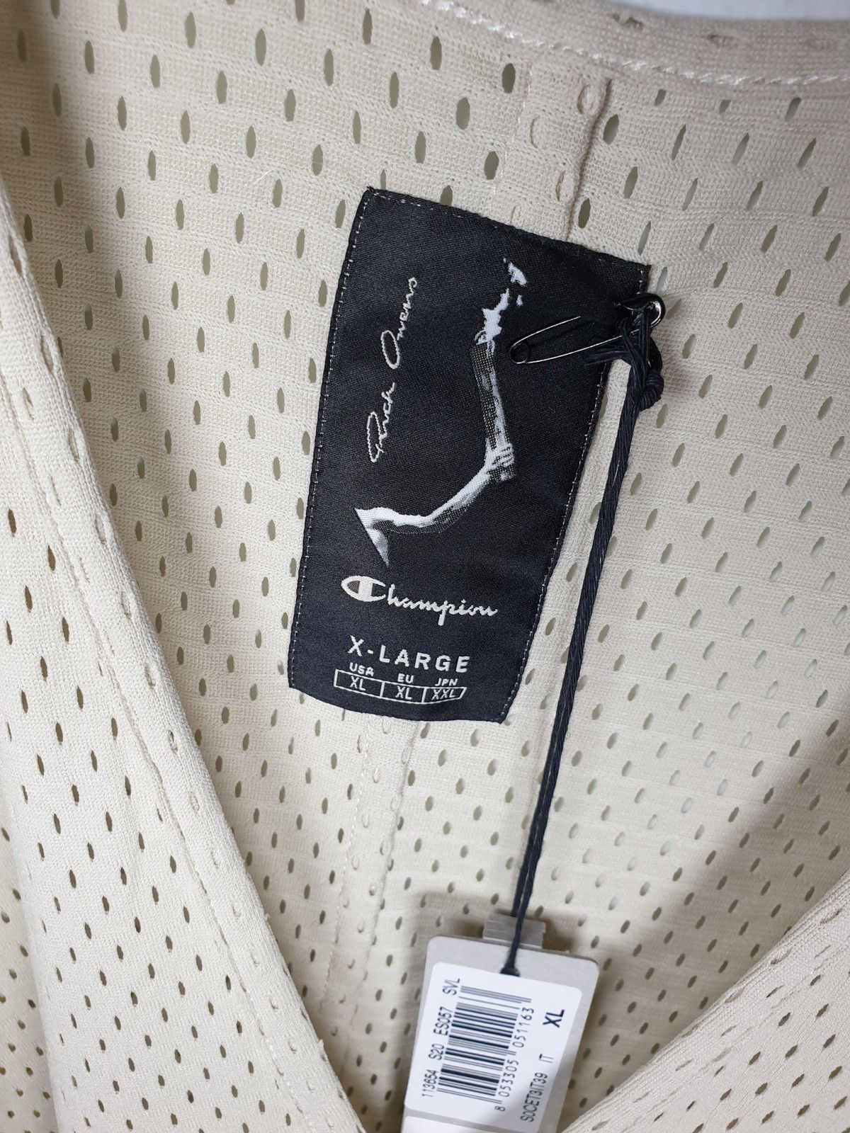 Rick Owens Rick Owens x Champion Dylan Tee Mesh Size US XL / EU 56 / 4 - 3 Thumbnail