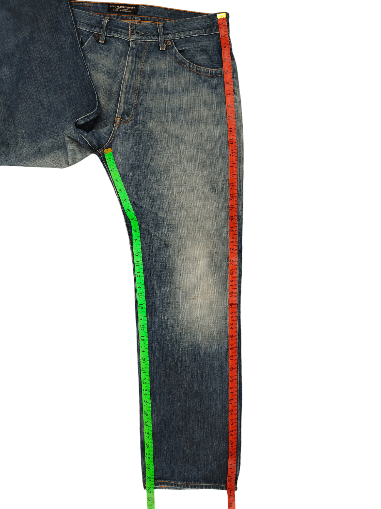 Polo Ralph Lauren Vintage Y2k Polo Ralph Lauren RL67 Five Pocket Denim Jeans Size US 33 - 9 Thumbnail