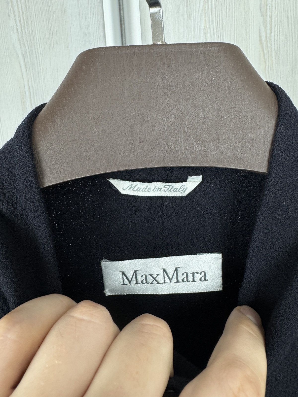 Max Mara Max Mara midnight blue shirt-style wool coat Size M / US 6-8 / IT 42-44 - 8 Thumbnail