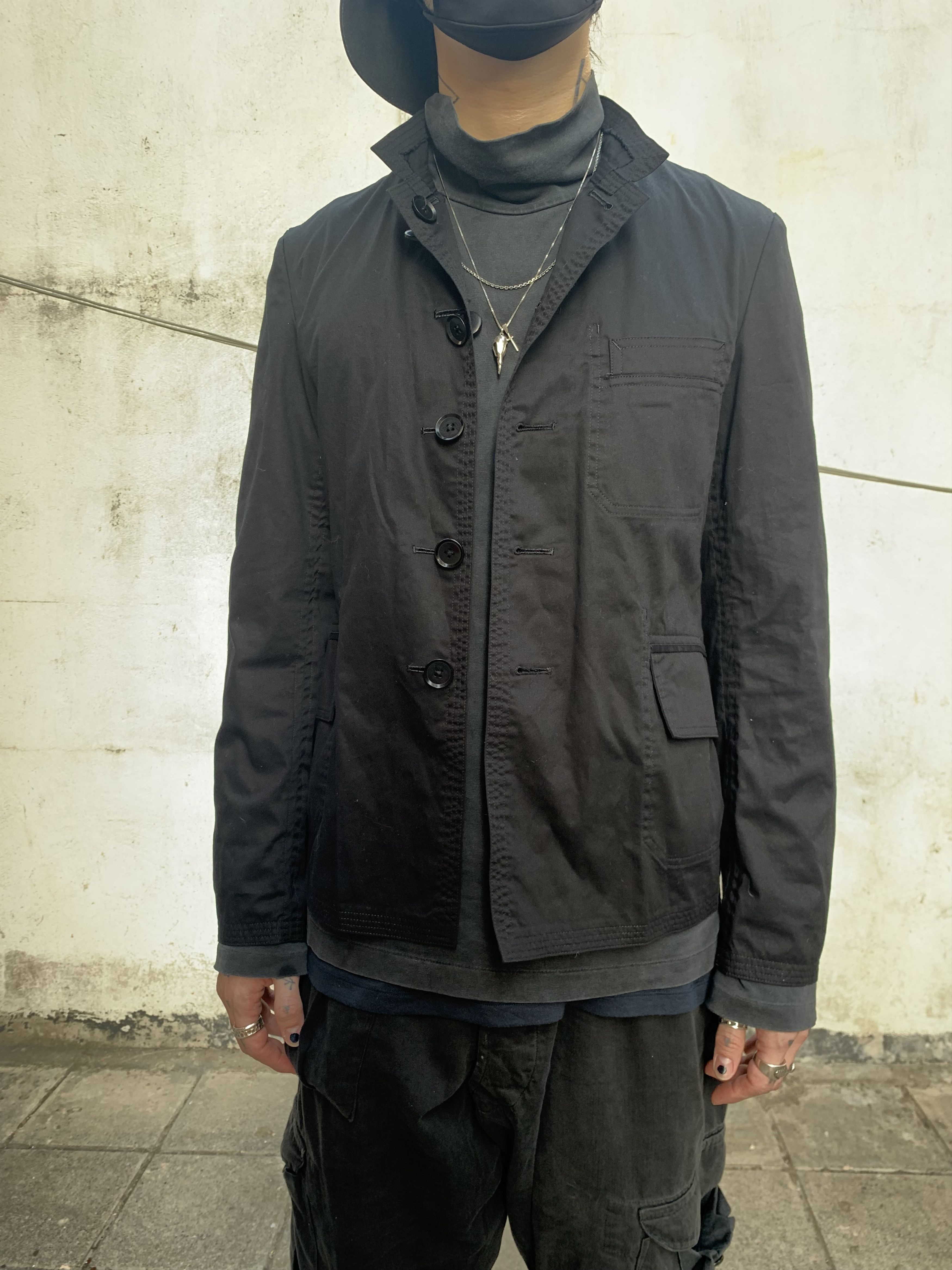 Yohji Yamamoto Yohji Yamamoto Reversible Short Jacket Size US M / EU 48-50 / 2 - 2 Thumbnail