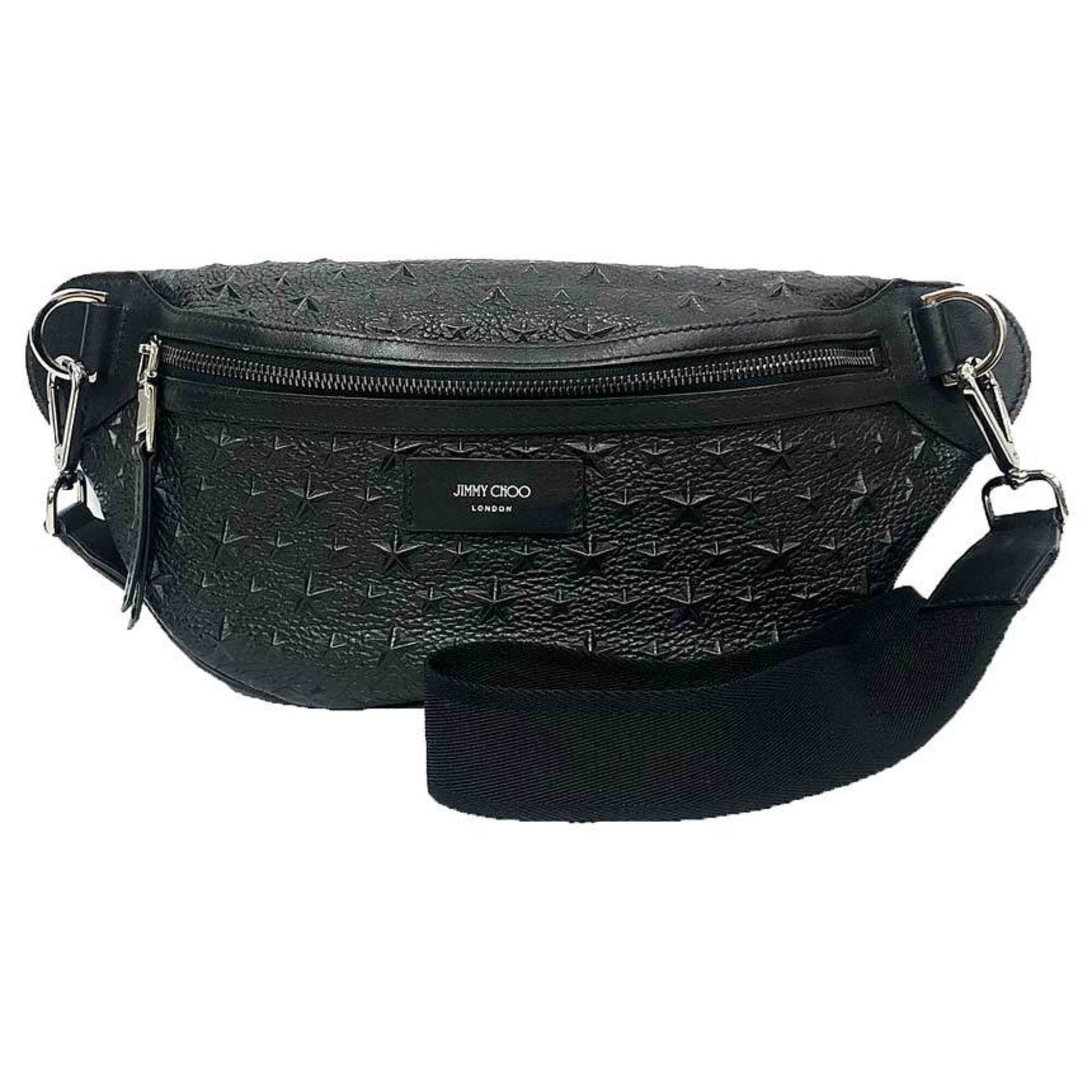 Jimmy Choo JIMMY CHOO YORK Crossbody Bag EMG 204 BLACK Star Embossed Size ONE SIZE - 1 Thumbnail