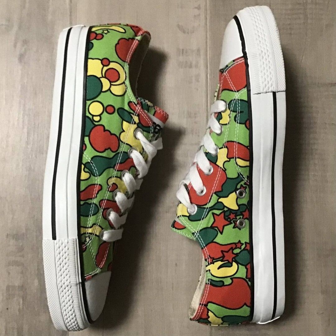 Bape × Nigo 🔥2001🔥 Psyche camo BAPE STA sneakers a bathing ape NIGO Size US 10 / EU 43 - 3 Thumbnail