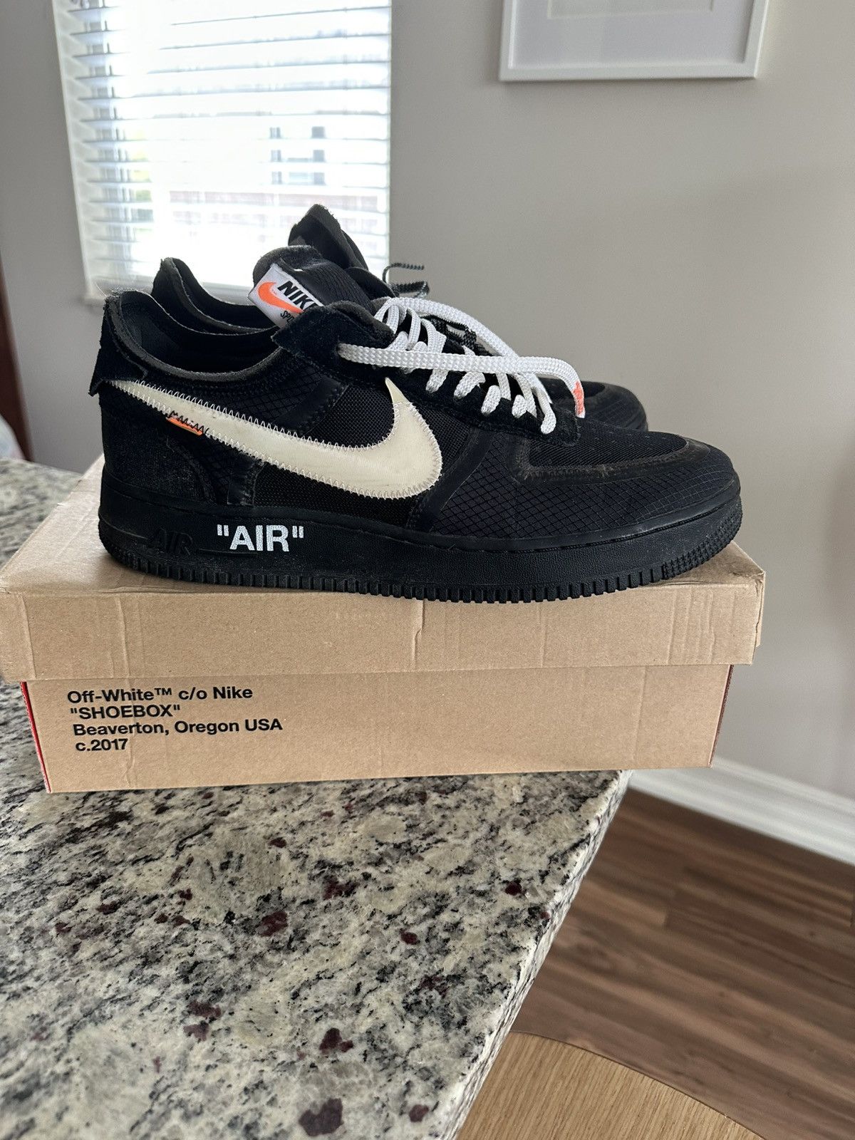 Nike × Off-White Nike Off White Air Force Size US 11.5 / EU 44-45 - 1 Thumbnail