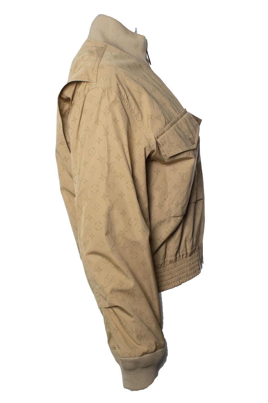 Louis Vuitton Louis Vuitton, Beige monogram bomber Size S / US 4 / IT 40 - 4 Thumbnail