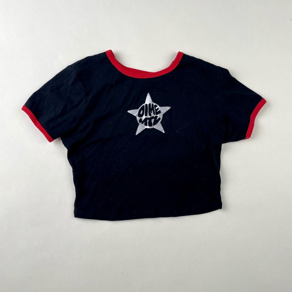 Dime Black and red dime star crop top Size M / US 6-8 / IT 42-44 - 1 Thumbnail