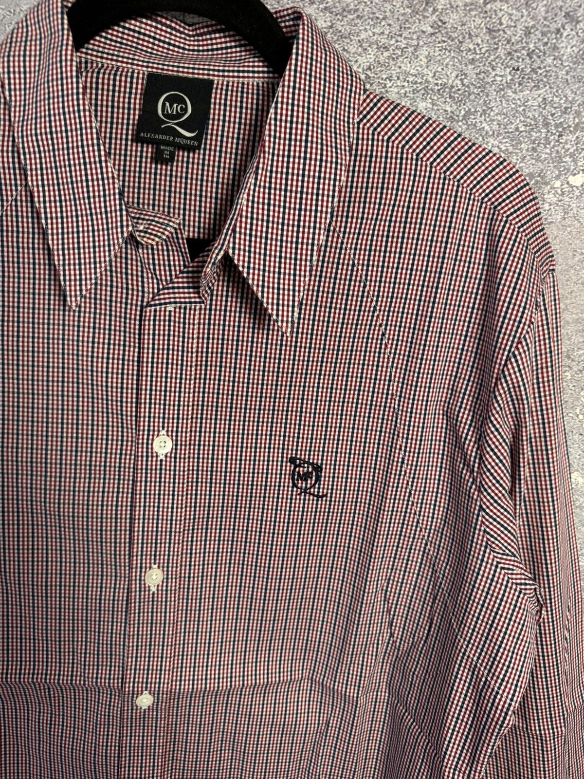 Alexander McQueen × McQ Alexander McQueen × Vintage Vintage 2008 McQ Alexander McQueen Check shirt y2k oldmoney Size US L / EU 52-54 / 3 - 11 Thumbnail