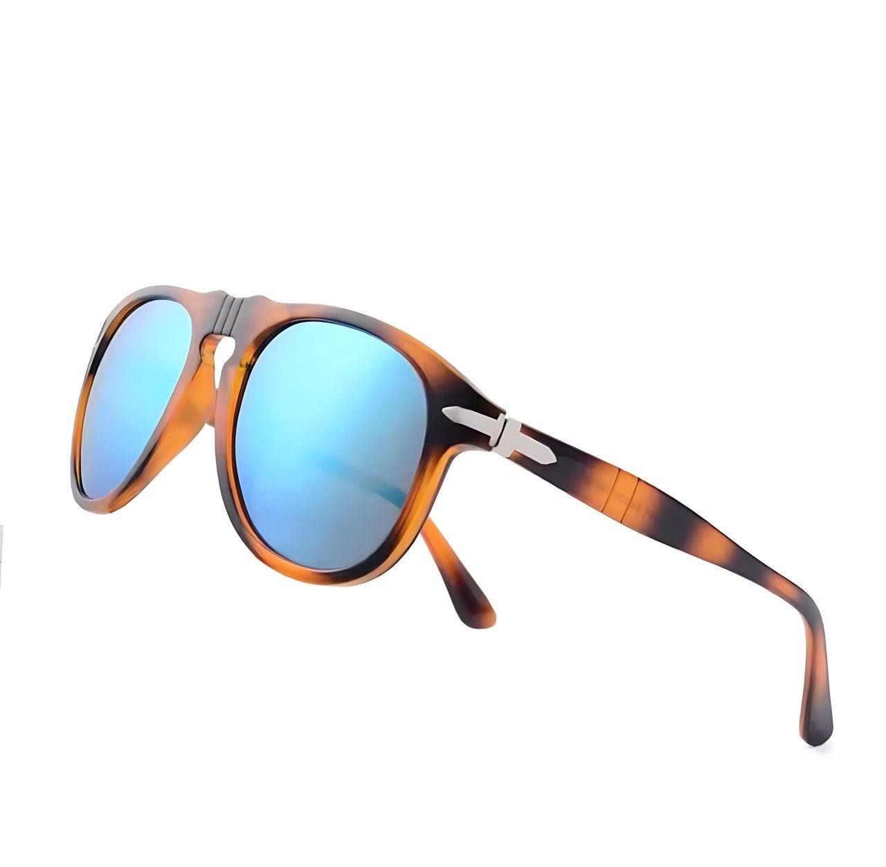 Other Blue Mirror Sunglasses for Men & Women Tortoise Frame UV400 Size ONE SIZE - 3 Thumbnail