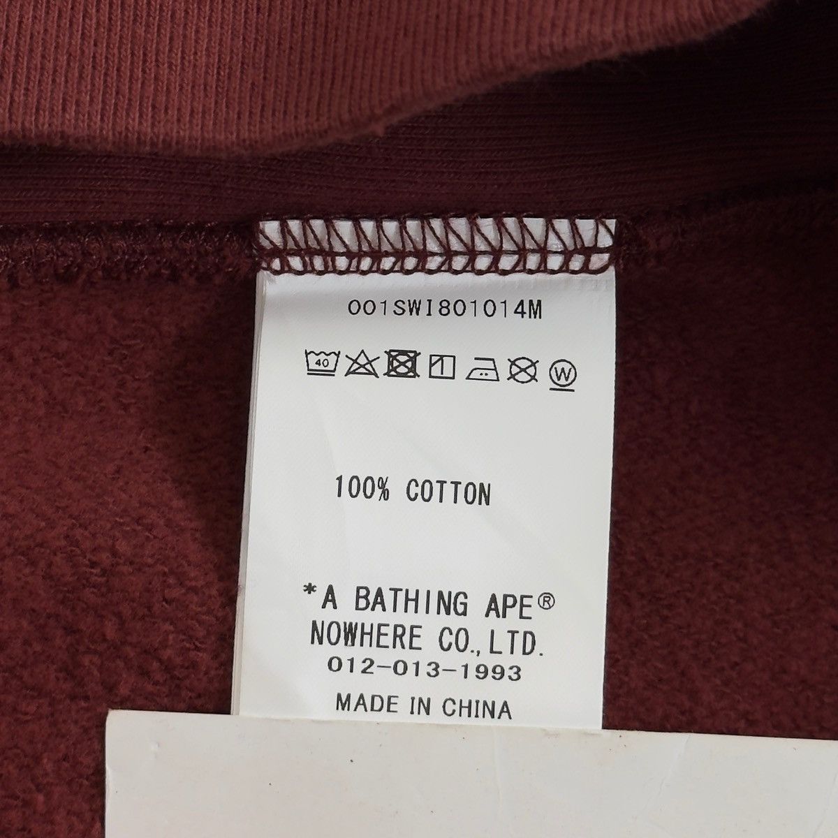 Bape Bape Bapesta Crewneck Burgundy 2022 Size US L / EU 52-54 / 3 - 11 Thumbnail
