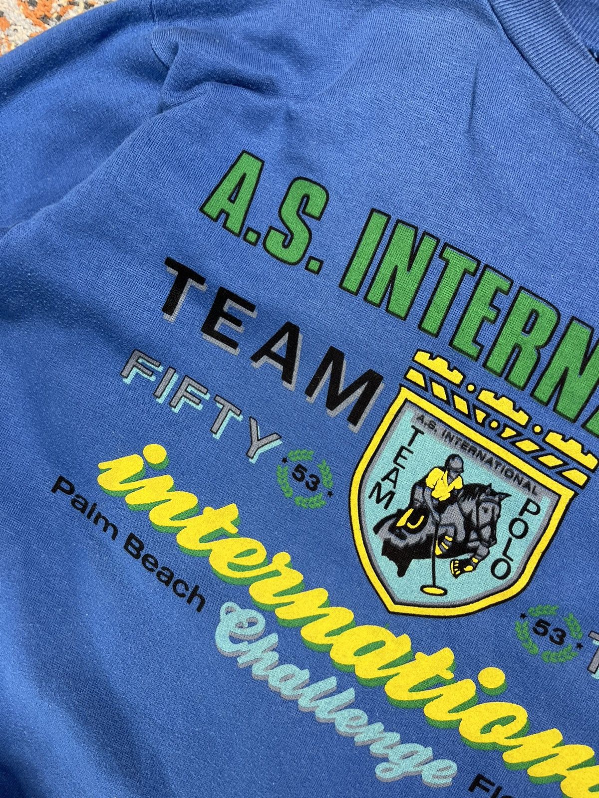 Vintage Vintage 80s Polo team international palm beach Florida USA Size US L / EU 52-54 / 3 - 7 Thumbnail