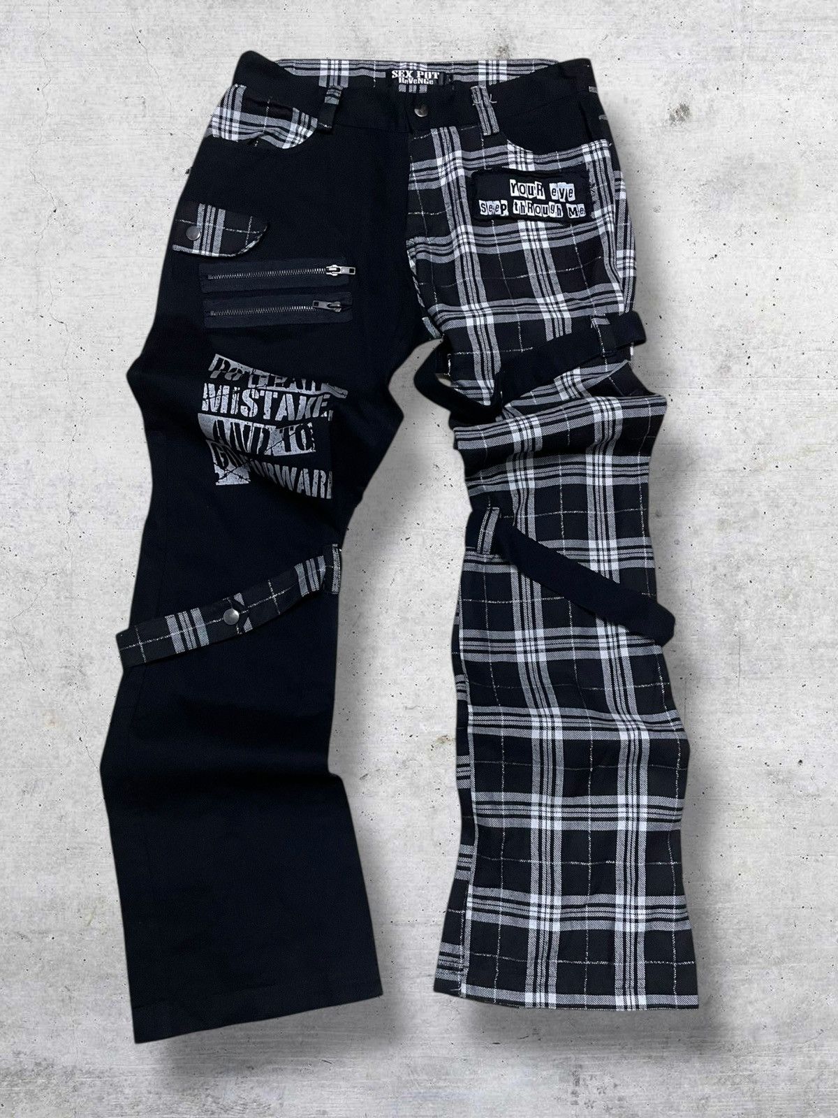 Hysteric Glamour VINTAGE SEX PORT JAPAN DESIGNER 90S BONDAGE PUNK DIVISION OG Size US 29 - 1 Thumbnail
