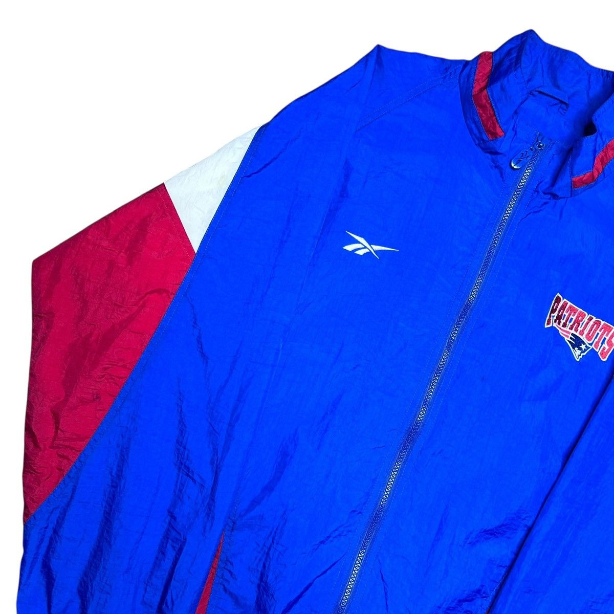 Reebok Vtg 1990s NFL New England Patriots Reebok Windbreaker Jacket Size US M / EU 48-50 / 2 - 18 Thumbnail