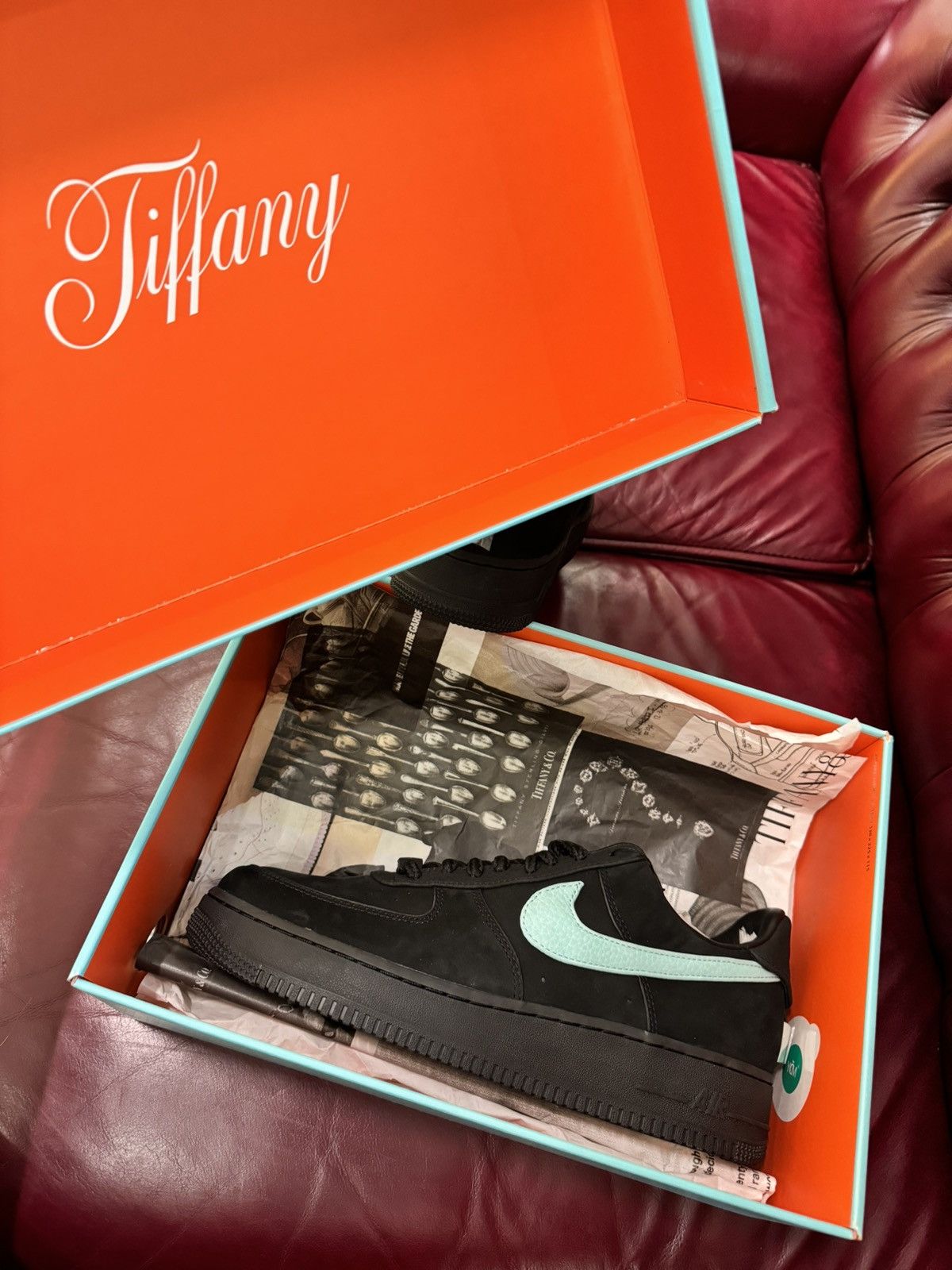 Nike × Tiffany & Co. Nike air force 1 low Tiffany & Co 1837 Size US 10 / EU 43 - 6 Thumbnail