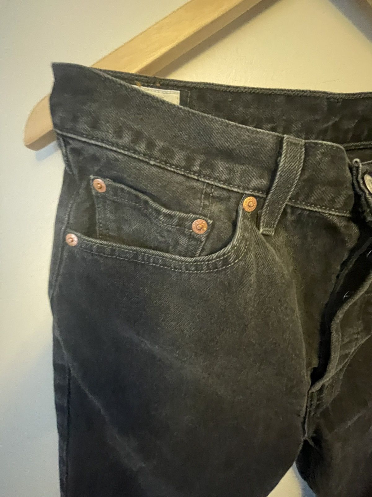 Levi's Levi’s 501 ’81 Premium Faded Black Denim Size US 30 / EU 46 - 5 Thumbnail