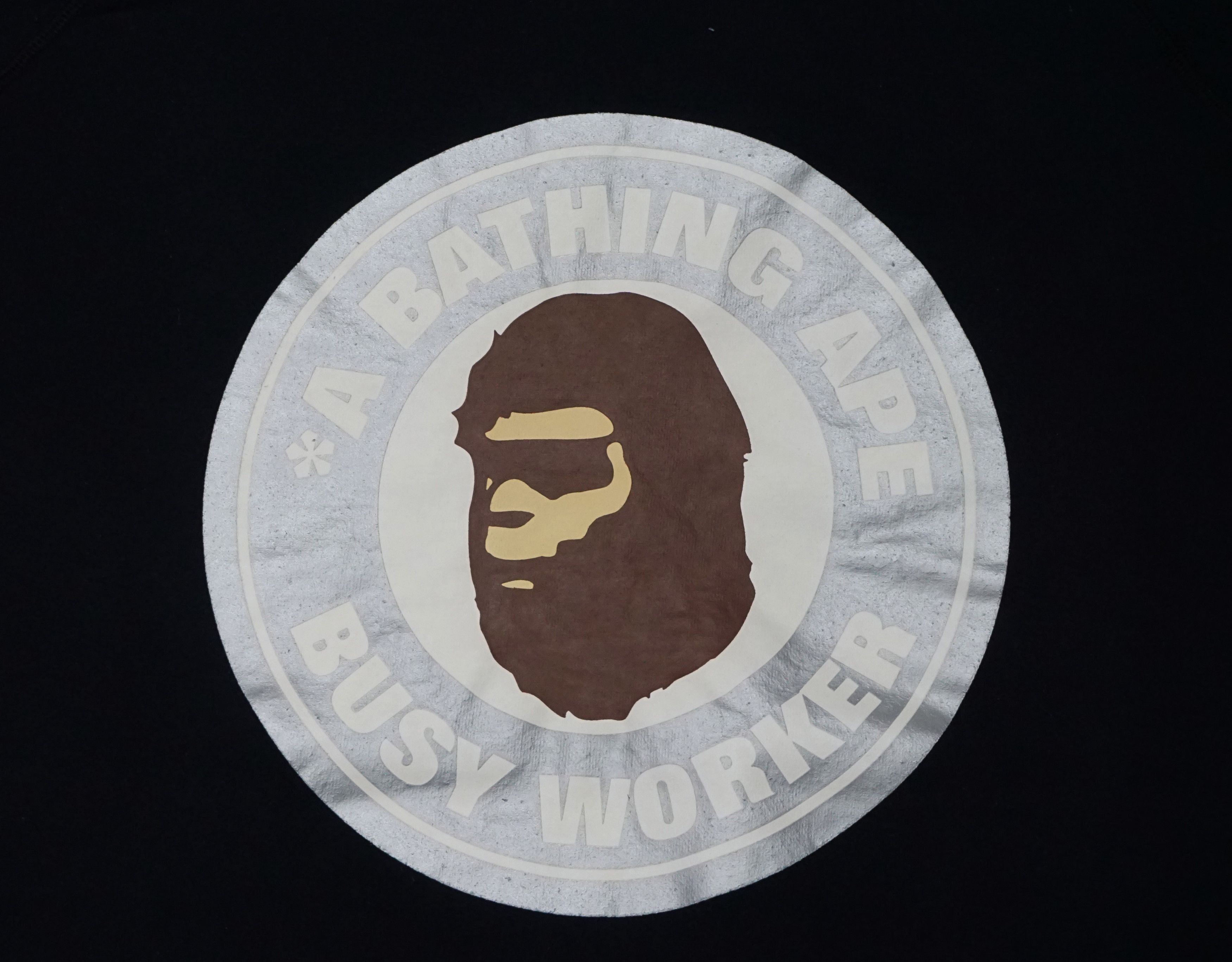 Bape × Vintage Early 90's A bathing Ape Short Sleeve Sweater Size US M / EU 48-50 / 2 - 2 Thumbnail