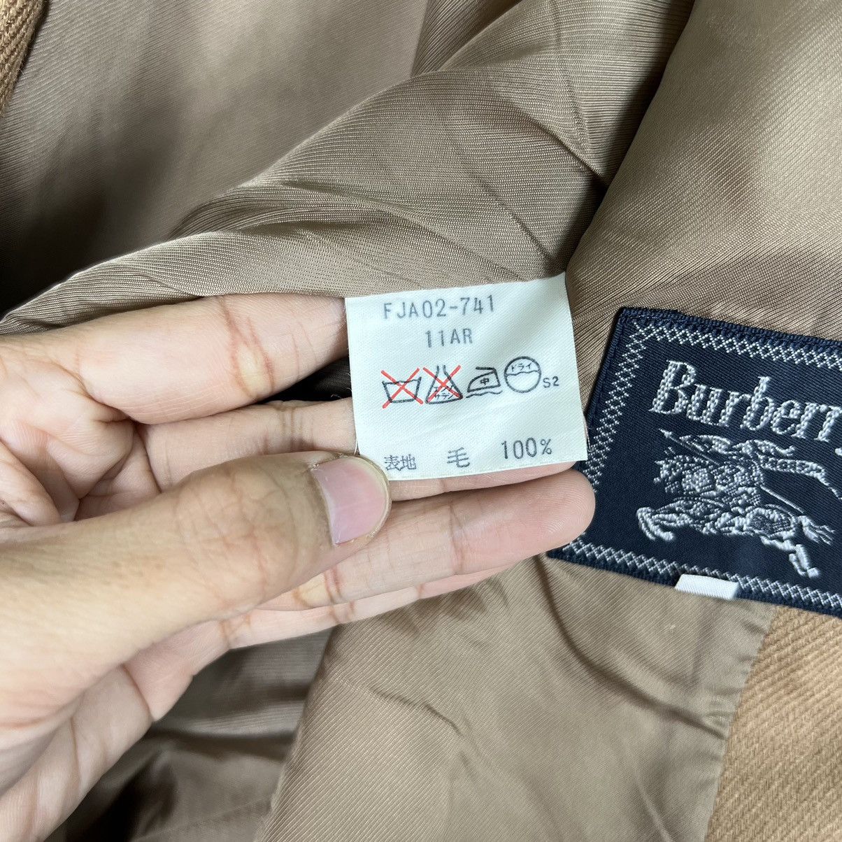 Burberry 🔥 RICH BROWN BURBERRY DOUBLE BREAST BLAZER JACKET Size US S / EU 44-46 / 1 - 15 Thumbnail