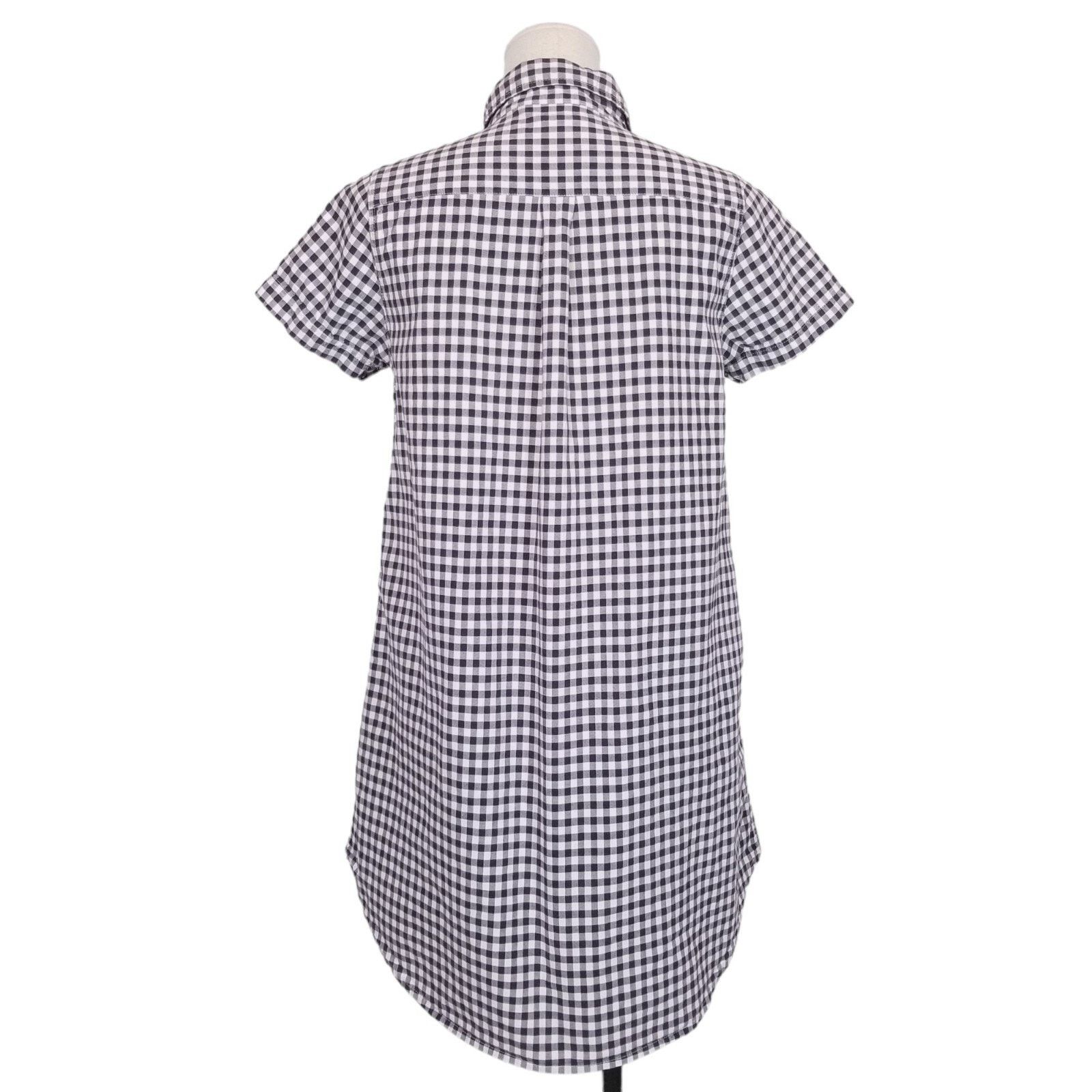Other ichi Gingham Short Sleeve Tunic Navy White Sz Small Size S / US 4 / IT 40 - 4 Thumbnail