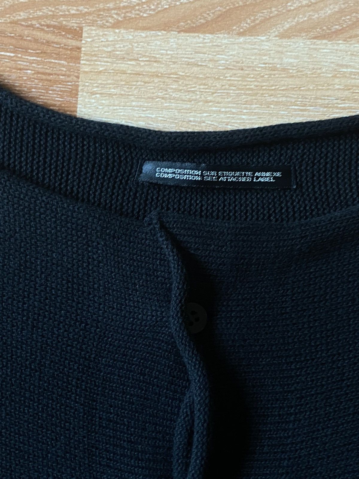 Yohji Yamamoto Y’S YOHJI YAMAMOTO KNIT CARDIGAN SWEATER IN BLACK SIZE 3 Size S / US 4 / IT 40 - 3 Thumbnail