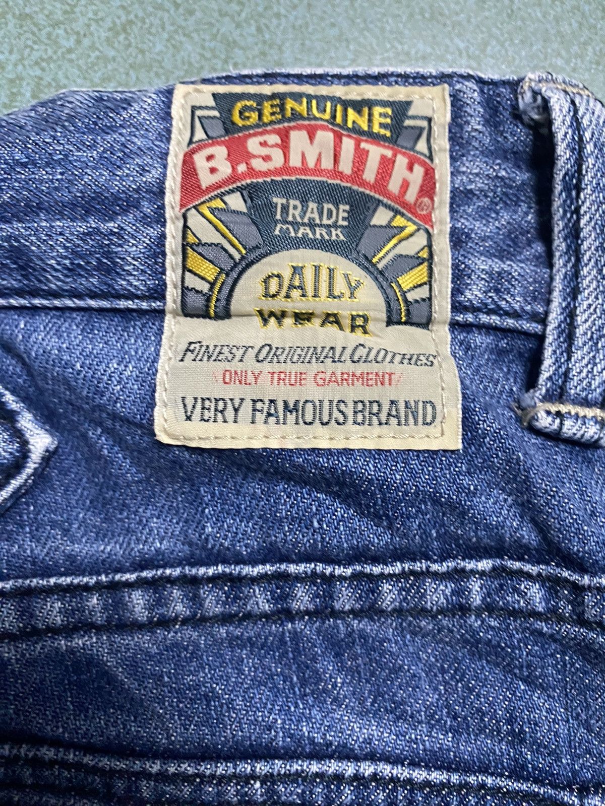 Smith's American B Smith Faded buckle Jeans Size US 34 / EU 50 - 8 Thumbnail