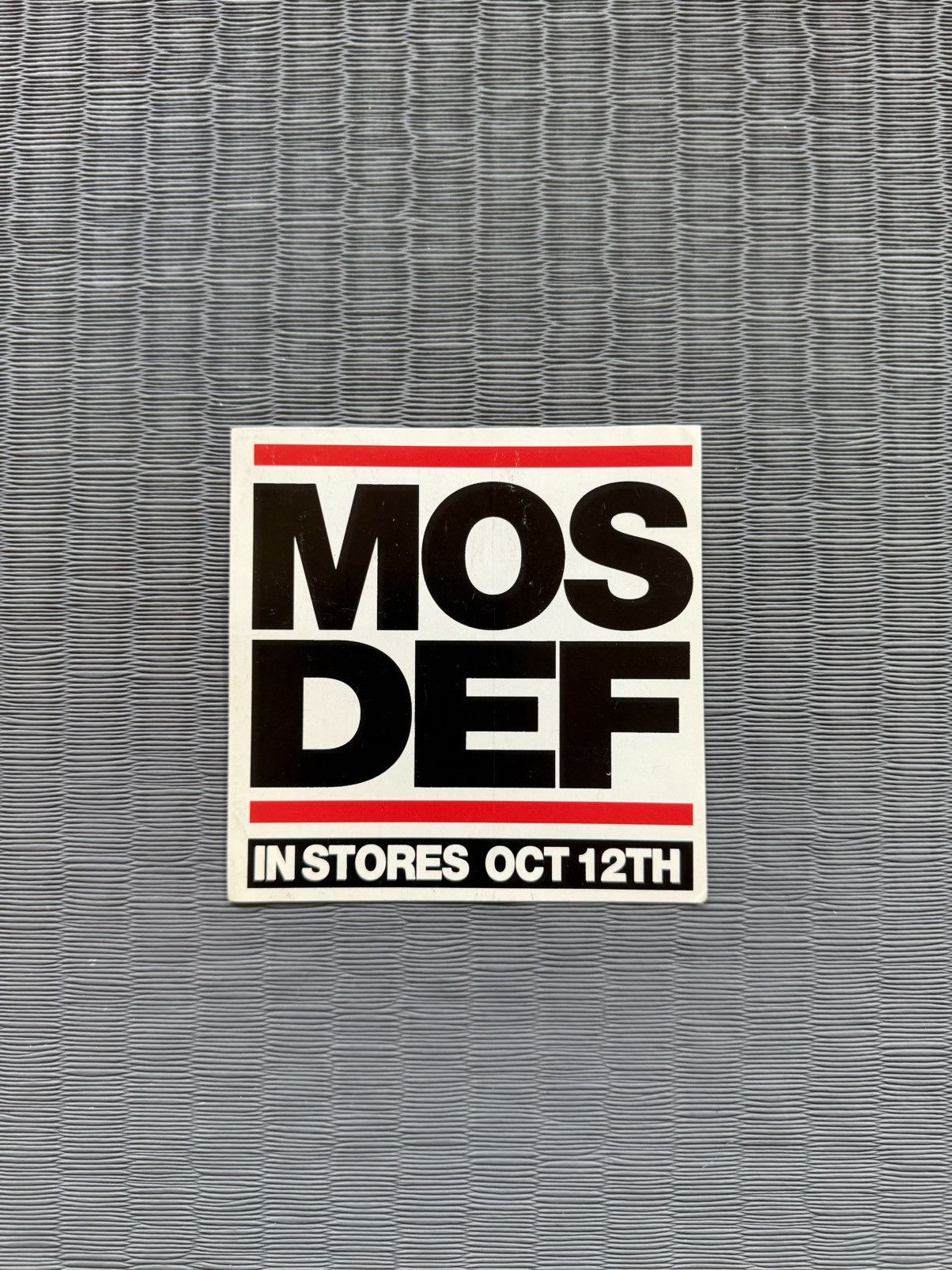 Other Vintage Mos Def ‘Black On Both Sides’ Promo Sticker Size ONE SIZE - 1 Preview