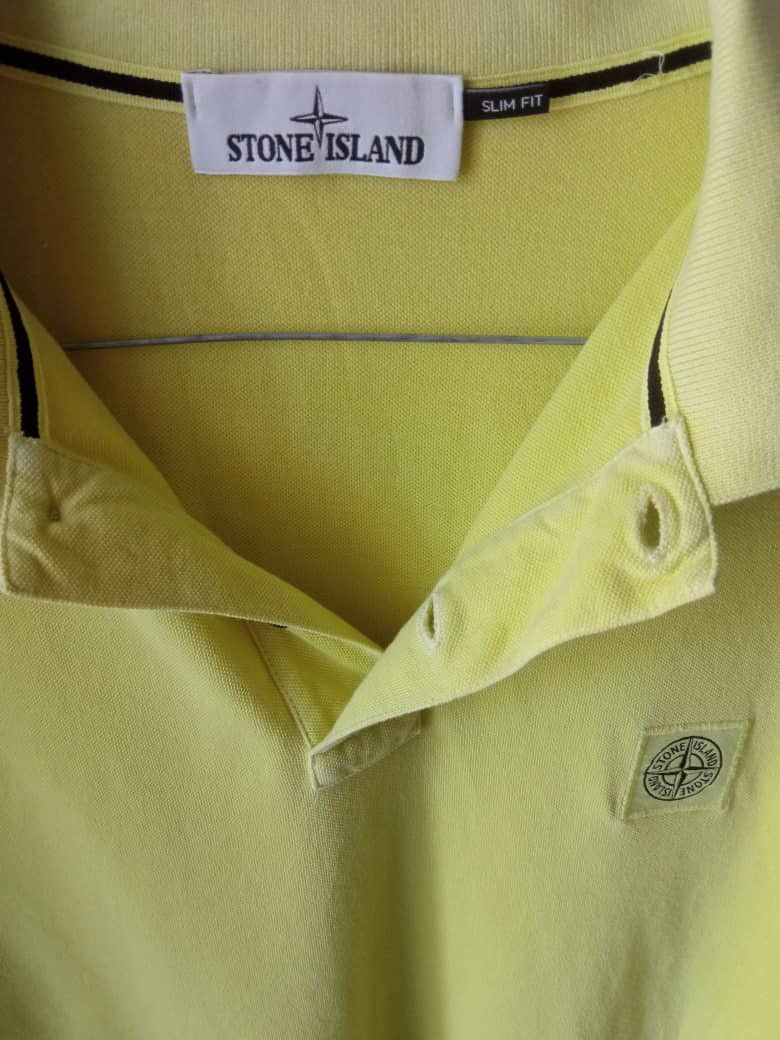 Stone Island Authentic stone island yellow polo shirt Size US L / EU 52-54 / 3 - 4 Thumbnail