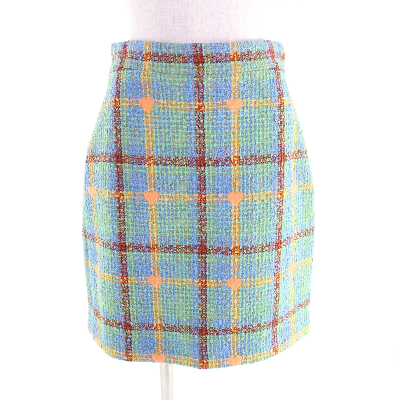 Gucci Gucci Gucci Tweed Cotton Skirt Textile Skirts 706948 DUTY FREE for USA Size ONE SIZE - 1 Thumbnail