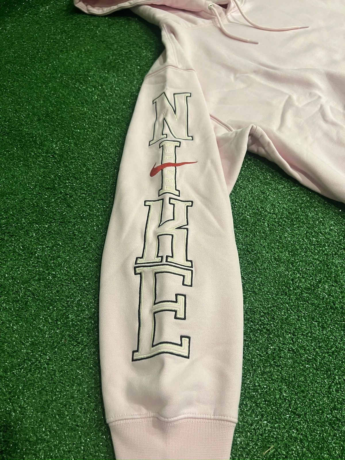 Nike × Supreme Supreme Nike Hooded Sweatshirt Light Pink Size US XL / EU 56 / 4 - 6 Thumbnail