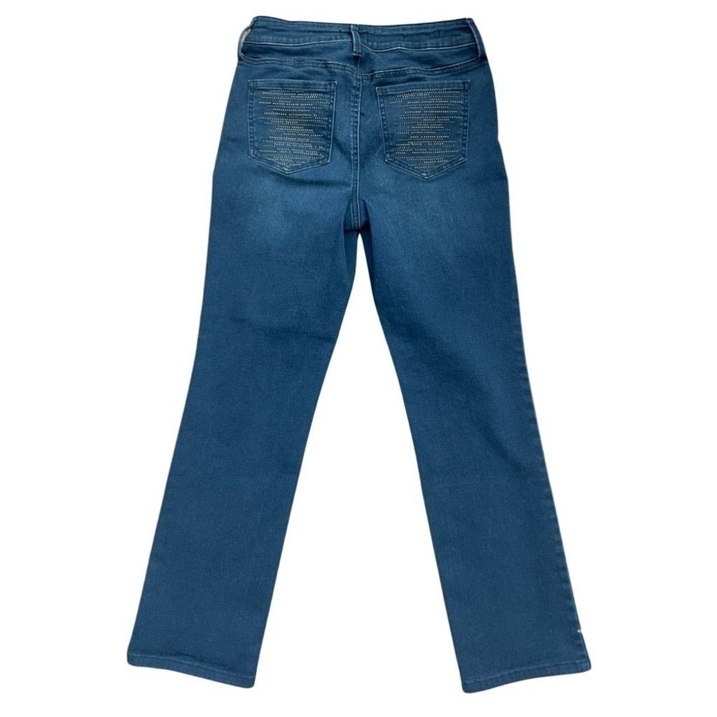 NYDJ NYDJ Marilyn Straight 5 Pocket Stretch Jeans Women’s Size 4. Size 27" / US 4 / IT 40 - 12 Thumbnail