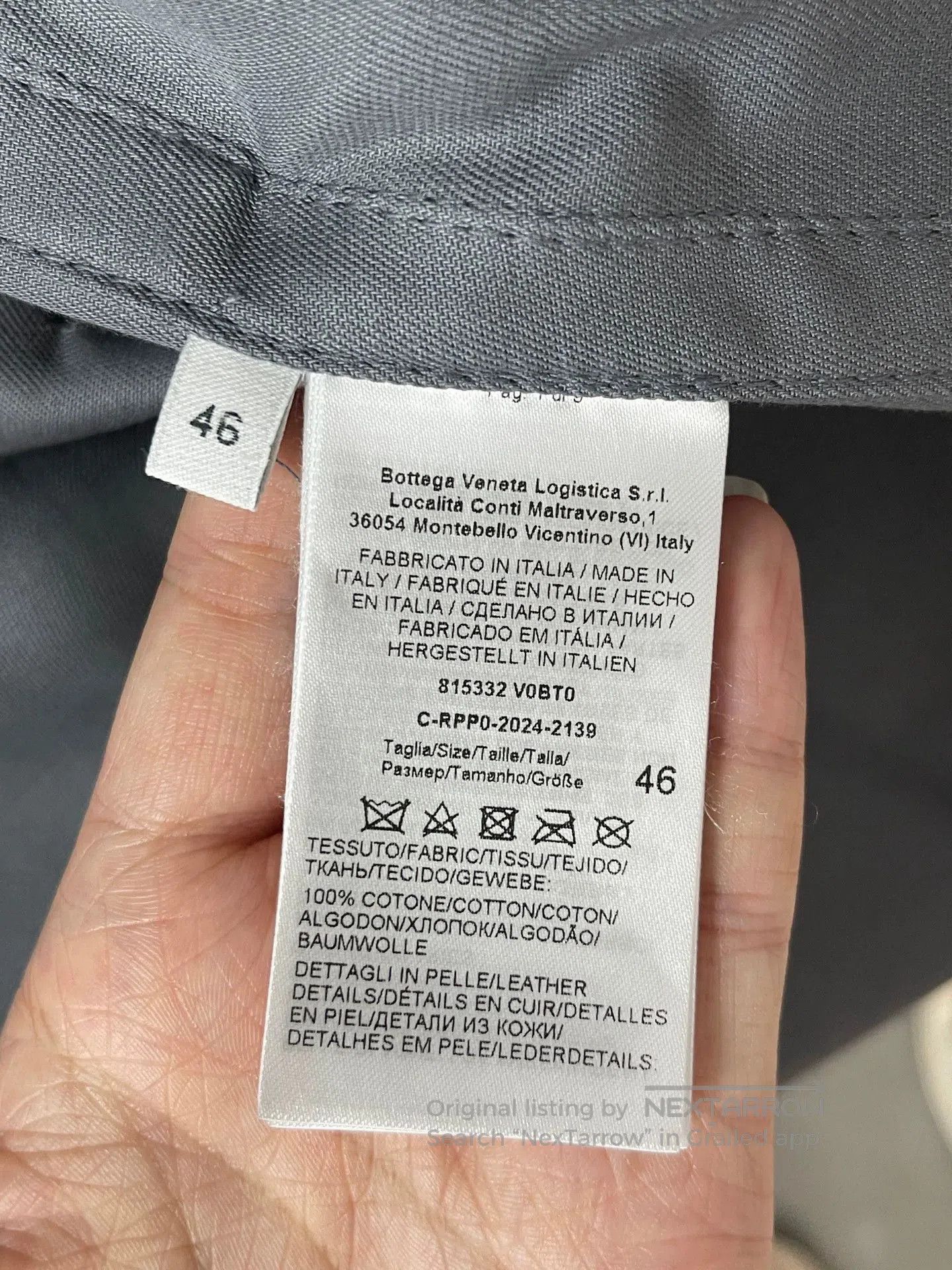 Bottega Veneta Gray Utility Jacket with Patch Pockets . Size US S / EU 44-46 / 1 - 8 Thumbnail