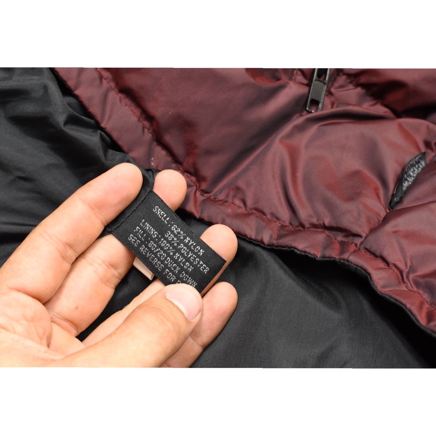 Express Express Men's Puffer Jacket Full Zip Red M Winter Coat Size US M / EU 48-50 / 2 - 2 Thumbnail