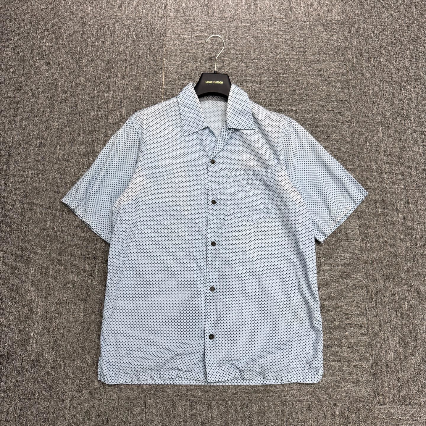 Prada Prada Diamond All Over Short Sleeve Shirt M Size US M / EU 48-50 / 2 - 1 Thumbnail