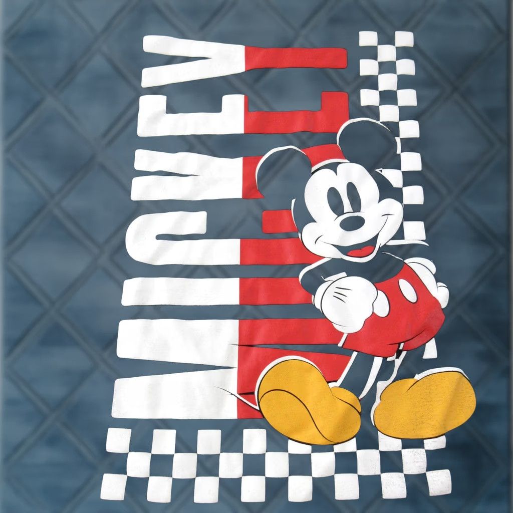 Disney Disney Mickey Mouse Shirt Mens Small Black Red Checkered Graphic Tee T-Shirt Size US S / EU 44-46 / 1 - 1 Thumbnail