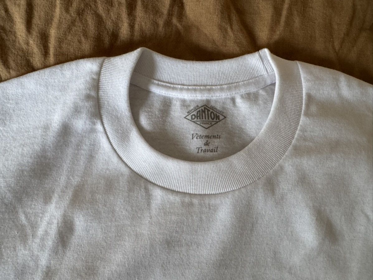 Danton Danton White T-Shirt Basics Size US XL / EU 56 / 4 - 3 Thumbnail