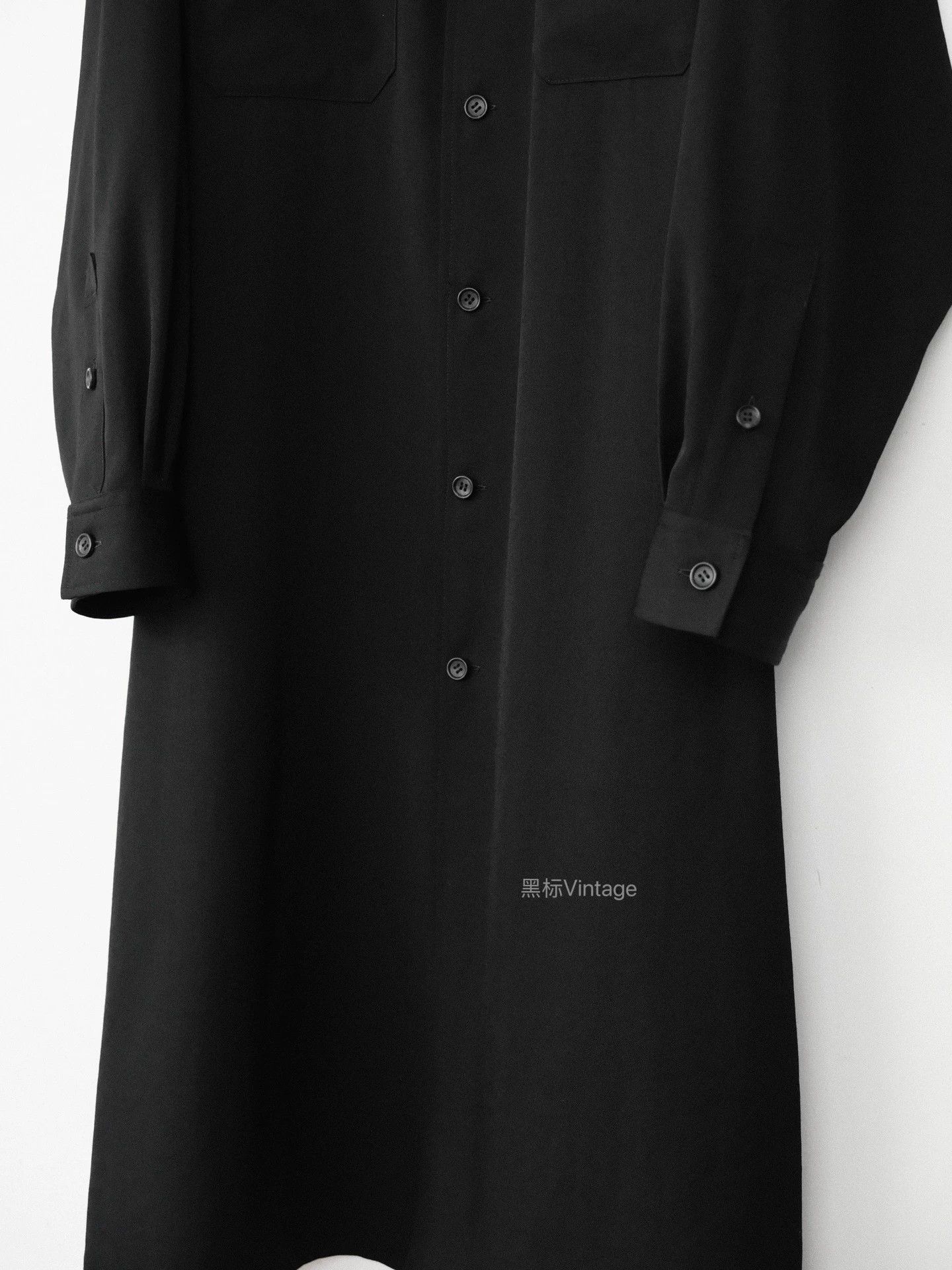 Yohji Yamamoto Yohji 23AW Vintage Wool Long Shirt Coat (Men's New) Size US S / EU 44-46 / 1 - 5 Thumbnail