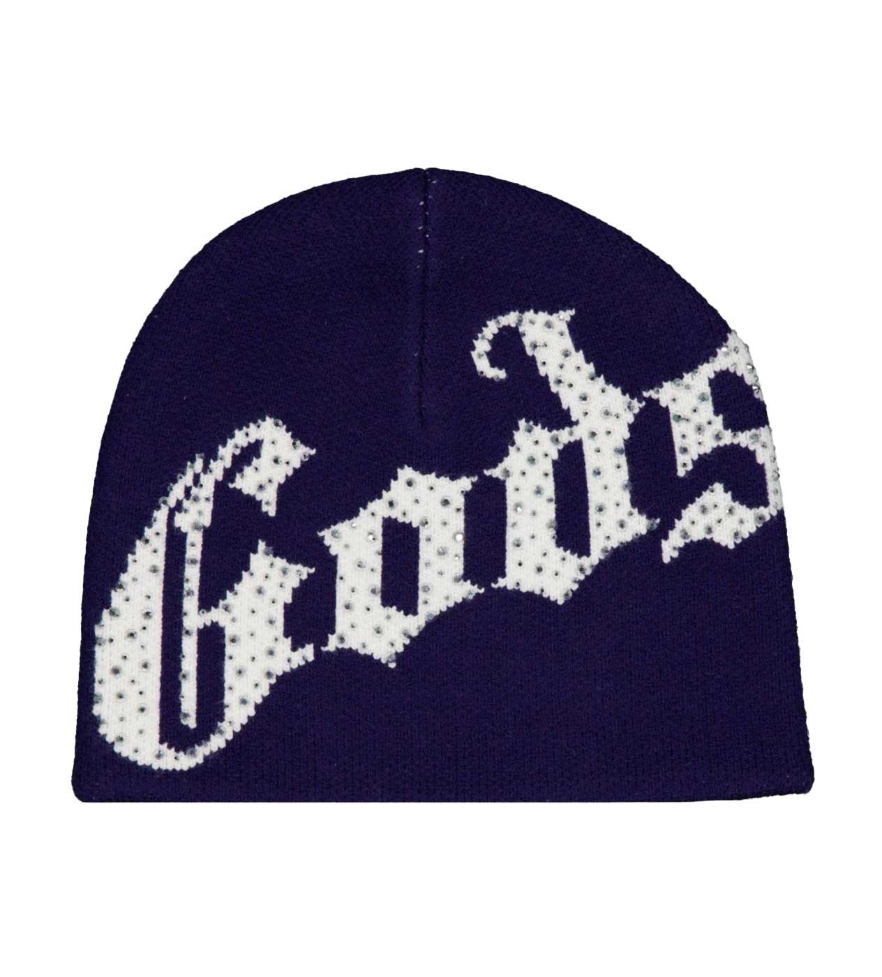 Godspeed Forever OG Logo Studded Beanie Navy/White Size ONE SIZE - 1 Thumbnail